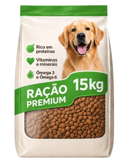 Saco de 15 kg de ração